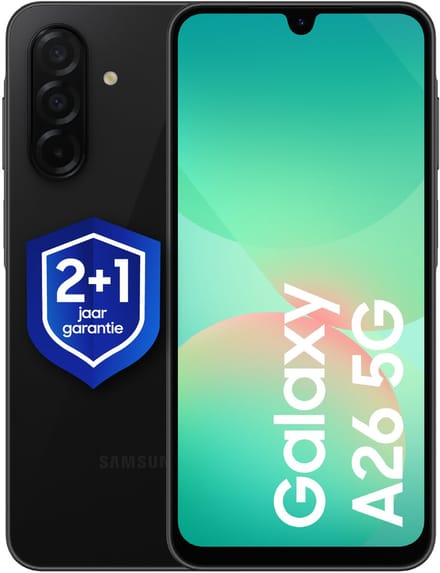 Samsung Galaxy A26 5G - 128GB - Black + 1 jaar extra garantie