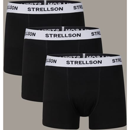 Triopak boxershorts, zwart