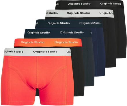 Jack & Jones Heren retro short / pant 6 pack Vesterbro Solid