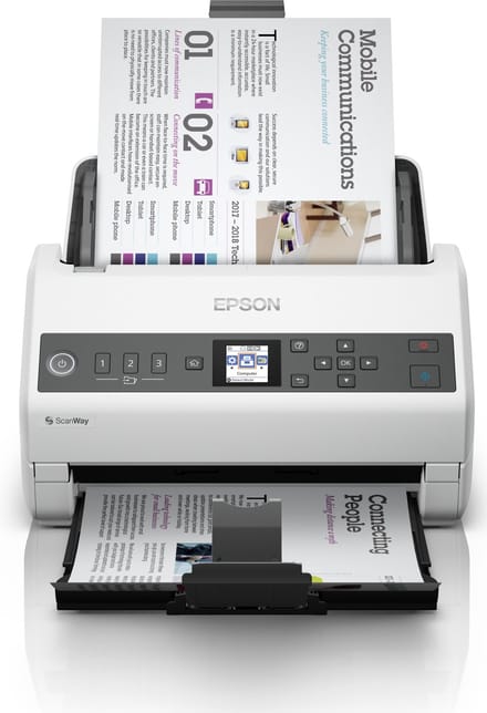 Epson WorkForce DS-730N - Netwerk Scanner - Met USB - Wit