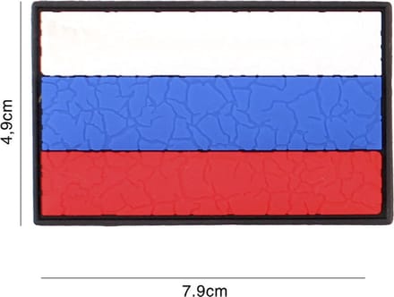 Embleem 3D PVC Rusland cracked