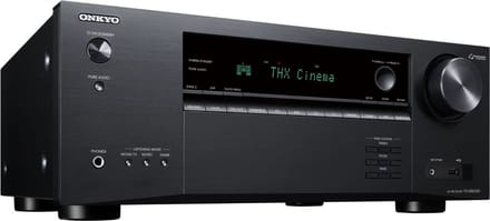 Onkyo TX-NR6100 Black AV-receiver | 7.2 | DAB+ , FM , internetradio | Bluetooth | Wi-Fi | Multiroom | Works with Sonos | DTS Play-Fi | AirPlay 2 | Chromecast | Streaming Services | 8K | HDMI 2.1 | Klipsch Optimize Mode | THX Select