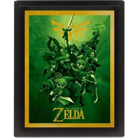 Legend of Zelda Link - 3D Lenticular Poster