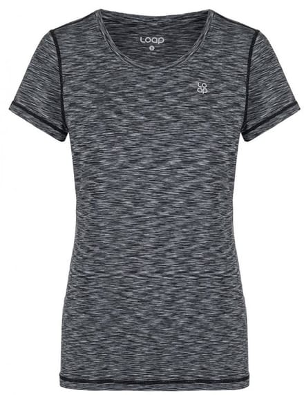 Dames sport-T-shirt Loap Marlie Zwart - M