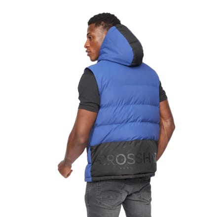 Crosshatch Heren Kremlins Gilet met reliëf (Blauw)