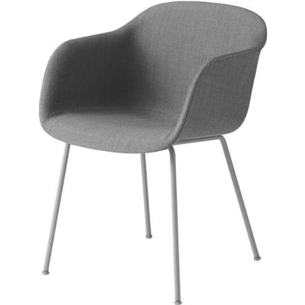 Muuto - Fiber Armleunstoel - Buisonderstel - Remix 133 - frame grijs - 4 - 6 Wochen