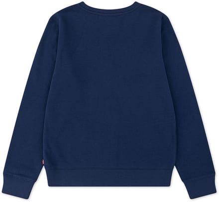 Levi´s ® Kids Mini Logo Crewneck Sweatshirt Blauw 10 Years Jongens