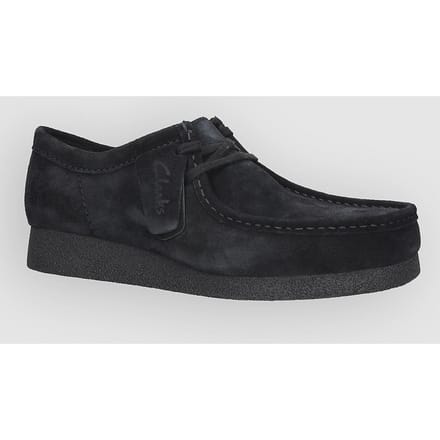CLARKS WallabeeEVO Heren Veterschoenen - Suede - Zwart