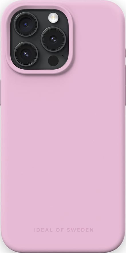 iDeal of Sweden Silicone Case MagSafe iPhone 15 Pro Max Bubblegum Pink - Roze