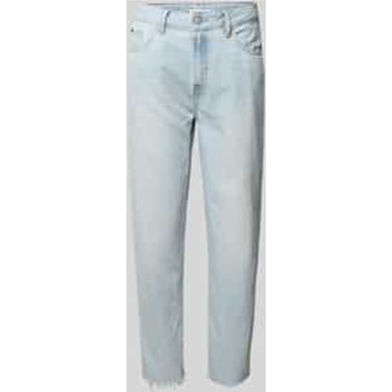 Tapered fit jeans van een mix van katoen en lyocell