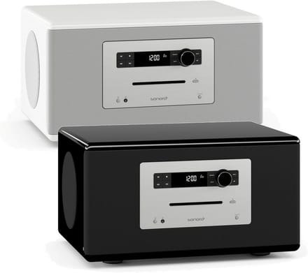 Sonoro HiFi Black - High-end 3-Way Hi-Fi Stereo Music System with Bluetooth, Optical Digital Input, FM/DAB/DAB+ Radio, CD, Pre-Installed Meditation and Relax Content