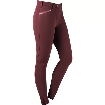 Horka Rijbroek Alexa Dames Micropolyester Bordeaux Maat 44