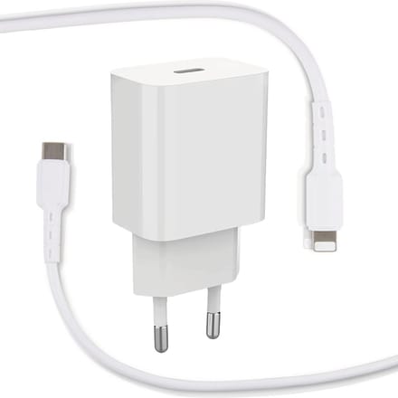 Snellader geschikt voor iPhone 20W Oplader Kabel 2 Meter USB-C Power Adapter