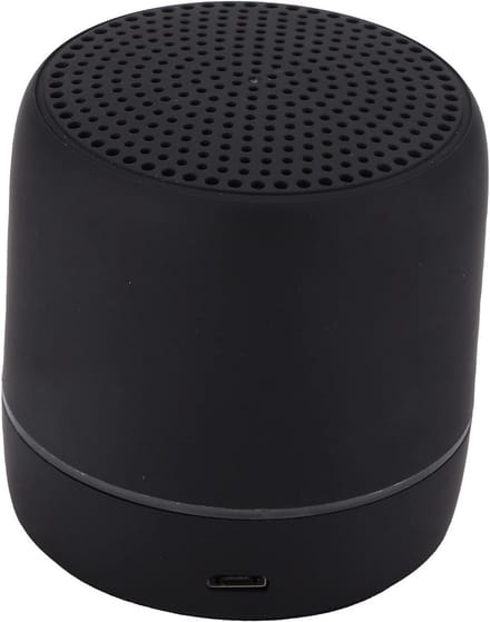 Draagbare Bluetooth Speaker - Mini Speaker - Muziek Luisteren - 360 Graden Geluid - 6 cm - Zwart