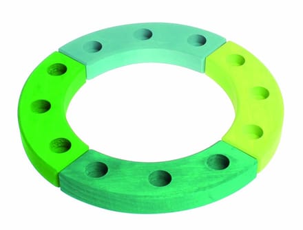 Grimm's Small Birthday Ring Green-Turquoise