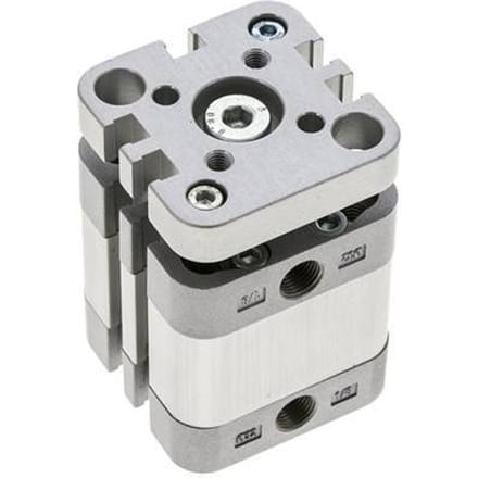 ISO 21287 Compacte Dubbelwerkende Cilinder 32-10mm - Magnetisch - Niet-roterend