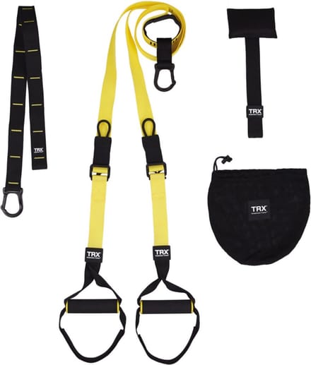 Trx Suspensietrainer Burn Nylon/foam Zwart/geel 4-delig