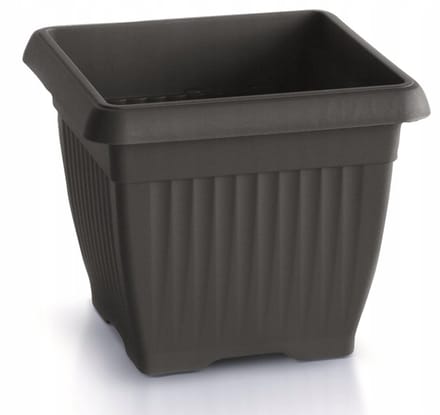 Prosperplast Terra Vierkante Pot - Antraciet 45x45x35 cm