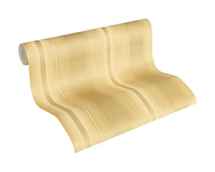 KLASSIEK STREPEN BEHANG - Goud Creme Metallic - AS Creation Hermitage 10