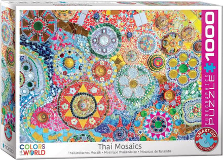 Mozaïek Puzzel - Legpuzzel - Ontspanning - 1000 Stukjes - 3556 x 254 cm - Multicolor