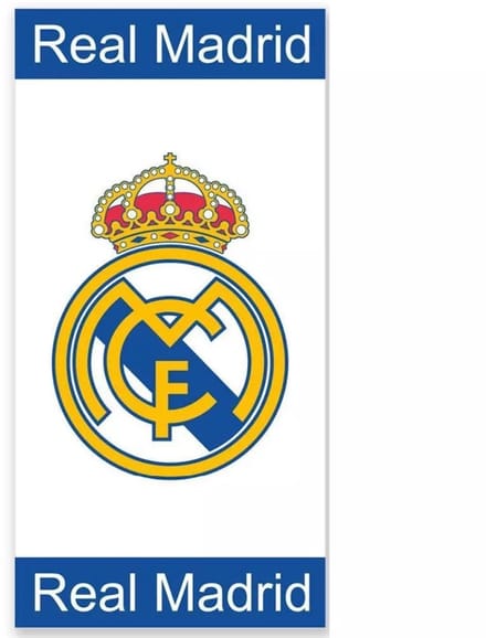 Real Madrid strandlaken Victory Line sneldrogend 70 x 140 cm - polyester
