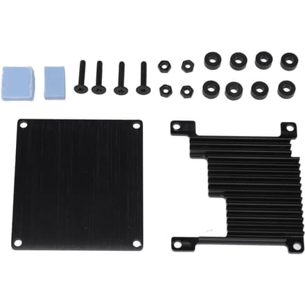 Aluminiumlegering Behuizing voor Orange Pi Zero 3 Passieve Koeling Nauwkeurige Uitsparingen Ontwikkelbord Behuizing black