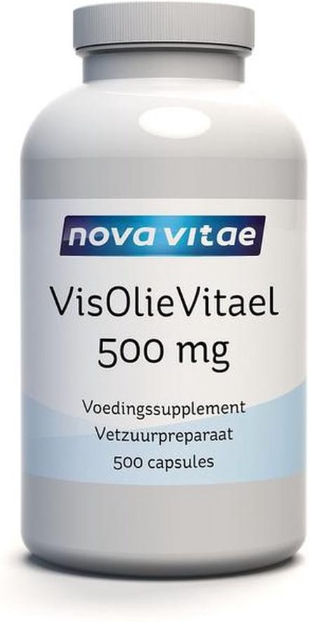 Nova Vitae - Omega 3 - Visolie - Vitael - 500 mg - 500 capsules