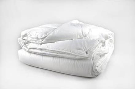 Princess kinderdekbed Katoenen Tijk 4-Seizoen - Wit - Junior (120x150 cm)