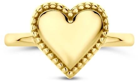 14K Geelgouden Ring Hartje 4035106 – 11,5 mm