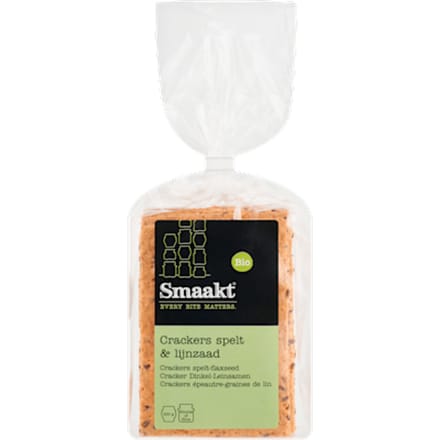 Crackers spelt & lijnzaad bio