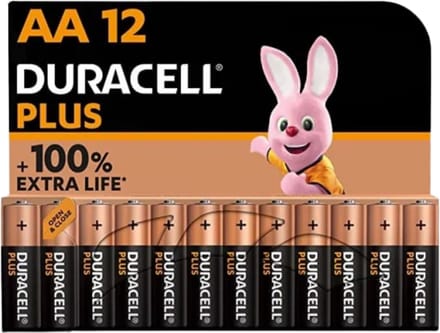 Duracell batterijen AA - alkaline batterijen - 1,5V, LR6 - 12 stuks