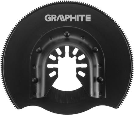 Graphite - Cirkelzaagblad HSS - 80 mm - 200 Tanden - Halfcirkelvormig