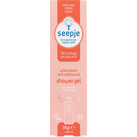 Seepje Shower Gel Navulling White Peach & Cedarwood