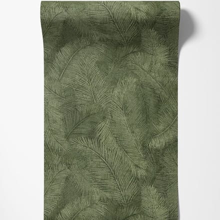 Dutch Wallcoverings - Arcadia- Happy Leaf groen - A70203