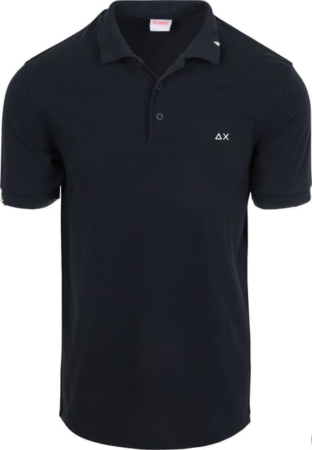 Sun68 Poloshirt Vintage Donkerblauw (navy) - Maat M - Heren