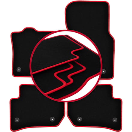 CARLUX-RED automatten voor: Jaguar F-Peace SUV (2016-)