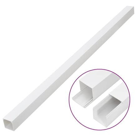 vidaXL - Kabelgoot - 40x25 - mm - 30 - m - PVC