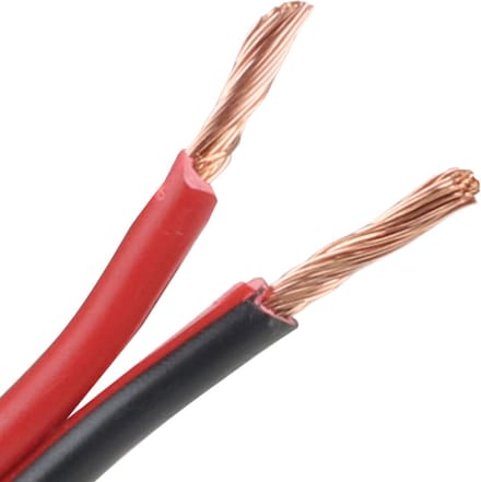 Helukabel luidsprekerkabel 2x2.5mm2 zwart/rood per rol 100 meter