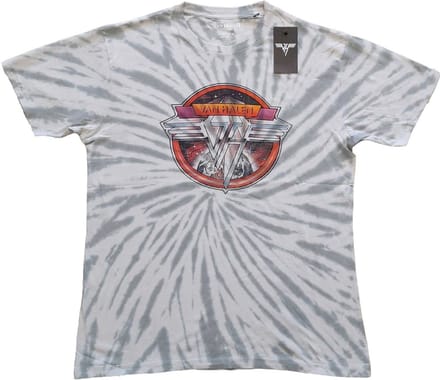 Van Halen - Chrome Logo Heren T-shirt - S - Grijs