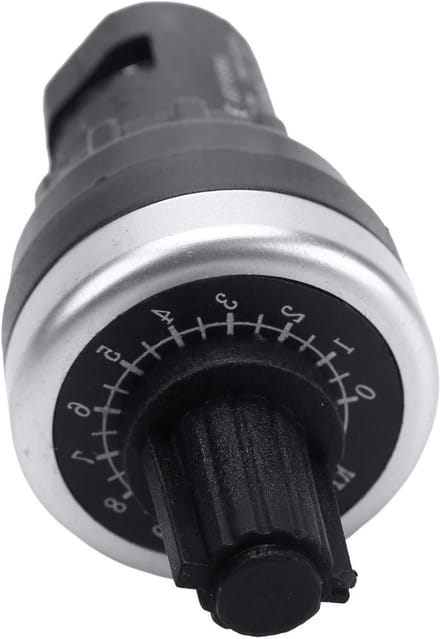 Potentiometer 10K - Gouverneur VSD - Snelheid Instellen - 22mm Paneelmontage - 10K Ohm - Zwart