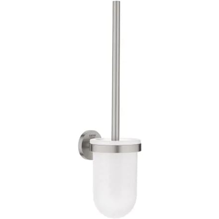 GROHE Essentials Toiletborstelset (wandmodel) - Supersteel (rvs)