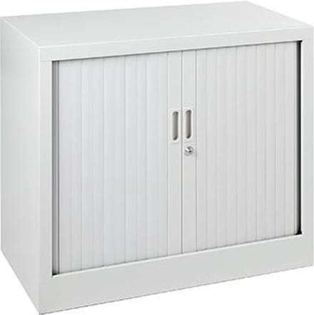 Stalen roldeurkast 69x80x43cm framekleur Wit (RAL9010)