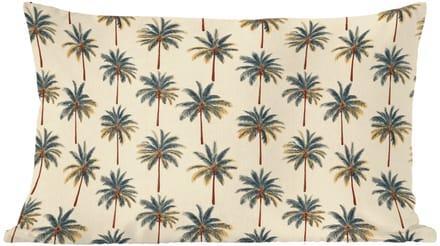 Sierkussens - Kussentjes Woonkamer - 60x40 cm - Palmbomen - Tropisch - Groen