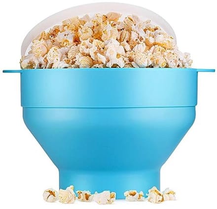 Opvouwbare Siliconen Popcornmaker voor Magnetron - Veilig en Handig