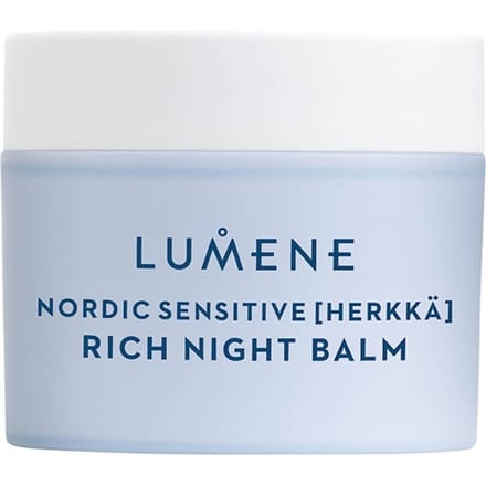 Lumene Nordic Sensitive [Herkkä] Rich Night Balm Nachtcrème Dames 50 ml