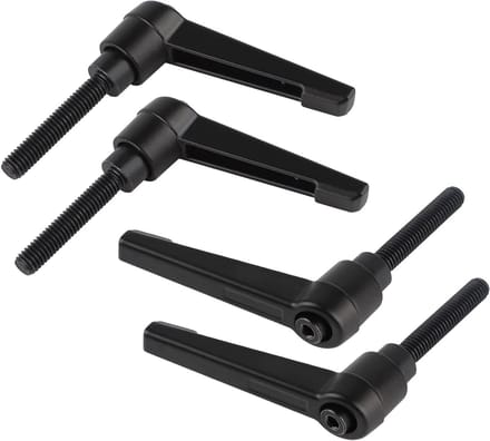 Verstelbare Klemhendels - Handgrepen - Machinebevestiging - Koolstofstaal - M6-32mm - Zwart