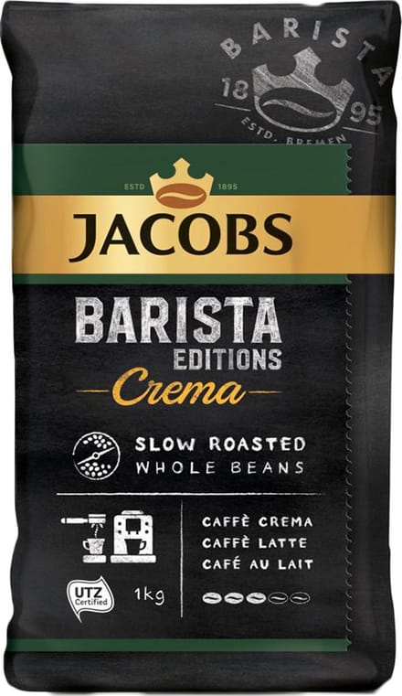 JACOBS Barista Crema, Kawa ziarnista, 1000g