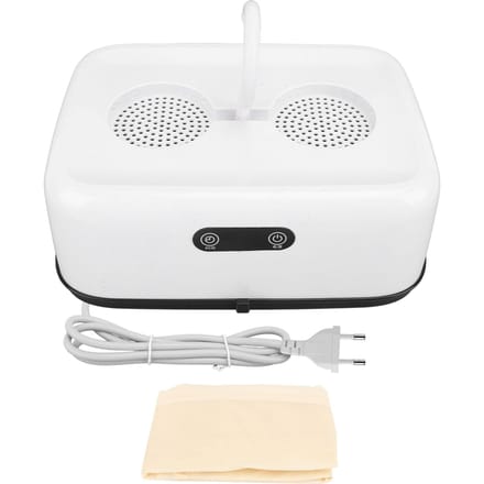 Draagbare Kledingdroger 600W Compacte Droogmachine voor Ondergoed Kleding Opvouwbaar Elektrisch Drogen white