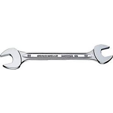 Stahlwille dubbele steeksleutel MOTOR 10, SW 25 x 28 mm, lengte 285 mm, chroomgelegeerd staal, zeskant