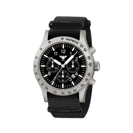 KHS - KHS.PLASSC.NB - Polshorloge - Heren - Solar - PLATOON Steel Solar Chronograph